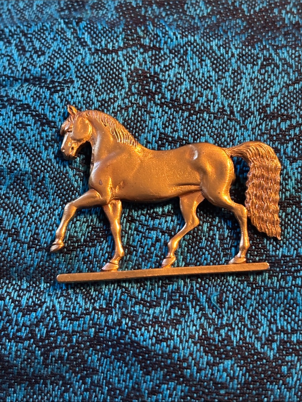 Museum of Fine Arts Vintage Horse Pin Early American Folk Art Equestrian